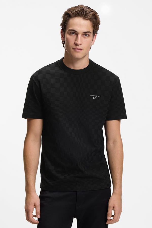 ΜΠΛΟΥΖΑ T-SHIRT PORSCHE BOSS - 001 ΜΑΥΡΟ